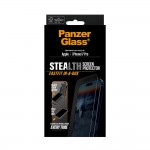 PanzerGlass Γυαλί προστασίας Fullcover αντιανακλαστικό Stealth Ultra-Wide Fit Fastfit In-a-Box Case Friendly 0.3MM για Apple iPhone 17 Pro 6.3 5G 2025 - ΜΑΥΡΟ - PG-PG69356