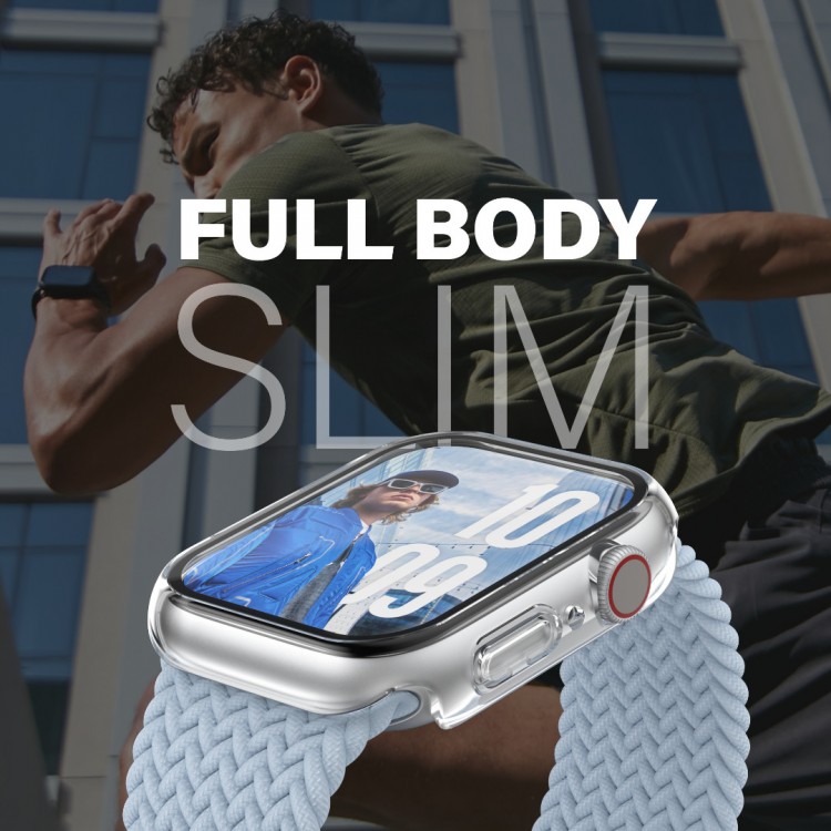 Θήκη PanzerGlass® Snappie με Προστατευτικο οθόνης Full Slim Body για Apple Watch Series 10/11 - 42mm - ΔΙΑΦΑΝΟ - PG-3713