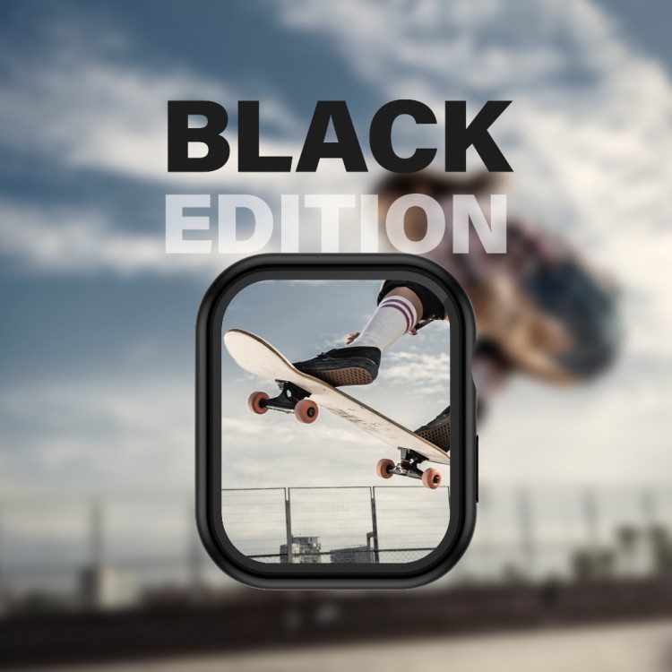 Θήκη PanzerGlass® Snappie με Προστατευτικο οθόνης Full Slim Body για Apple Watch Series 10/11 - 46mm - ΜΑΥΡΟ - PG-3717