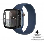 Θήκη PanzerGlass Antibakt Full Body 3D με Γυαλι προστασίας 0.3MM Curved Edges για APPLE WATCH series 7,8 - 45MM - ΜΑΥΡΟ - PG-3664