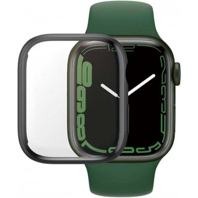 PanzerGlass 3D Γυαλι προστασίας 0.3MM Full body για APPLE WATCH series 7,8,9,SE - 41MM - ΜΑΥΡΟ - PG-3663
