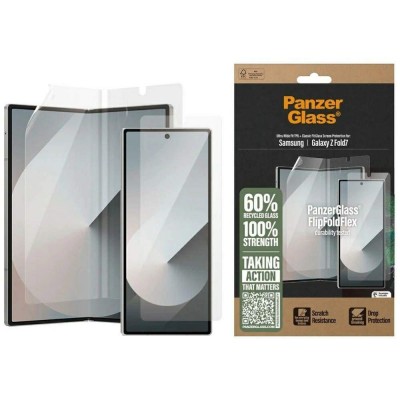 PanzerGlass FlipFoldFlex Γυαλί προστασίας Glass & Φίλμ Ultra-Wide Fit Case Friendly Fingerprint 0.3MM για Samsung Galaxy Z Fold 7 2025 - ΔΙΑΦΑΝΟ - PZG1104