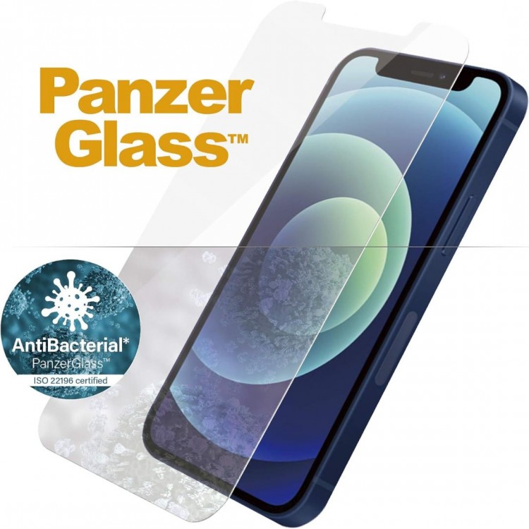 PanzerGlass Γυαλί προστασίας Fullcover Privacy Antibacterial Standard Fit Case Friendly 0.3MM για Apple iPhone 12 mini 5.4 - ΜΑΥΡΟ - P2707