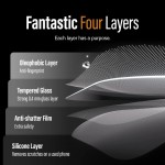 PanzerGlass Γυαλί προστασίας Fullcover Anti-Reflective Armor Protection ULTRA Wide Fit Case Friendly 0.3MM, με οδηγό τοποθέτησης για Apple iPhone 14 PRO Max 6.7 5G 2022 - PG-2790