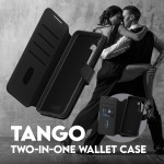Θήκη PanzerGlass CARE BY PanzerGlass Tango 2-in-1 Δερμάτινο πορτοφόλι για Samsung Galaxy S25+ Plus 5G 2025 - ΜΑΥΡΟ - PG-CRRFTWLG37942