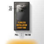 PanzerGlass Γυαλί προστασίας Fullcover αντιανακλαστικό Stealth Ultra-Wide Fit Fastfit In-a-Box Case Friendly 0.3MM για Apple iPhone 17 Pro 6.3 5G 2025 - ΜΑΥΡΟ - PG-PG69356