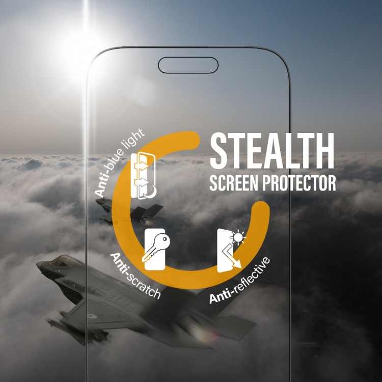 PanzerGlass Γυαλί προστασίας Fullcover αντιανακλαστικό Stealth Ultra-Wide Fit Fastfit In-a-Box Case Friendly 0.3MM για Apple iPhone 17 Pro 6.3 5G 2025 - ΜΑΥΡΟ - PG-PG69356