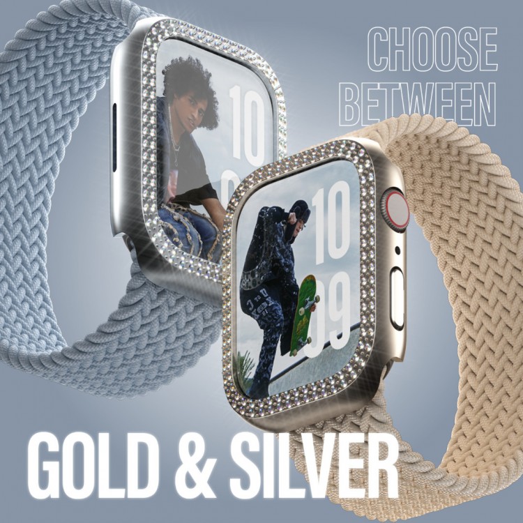 Θήκη PanzerGlass SAFE. by PanzerGlass® TPU Bling Bumper για Apple Watch Series 10/11 - 42mm - ΧΡΥΣΟ - PG-SAFE95912