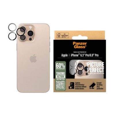 PANZERGLASS Γυαλί προστασίας PicturePerfect CAMERA LENS protector για Apple IPHONE 16 PRO 6.3 2024/16 PRO MAX 6.9 2024 - ΔΙΑΦΑΝΟ - PG-1280