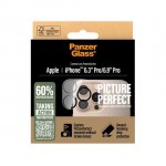 PANZERGLASS Γυαλί προστασίας PicturePerfect CAMERA LENS protector για Apple IPHONE 16 PRO 6.3 2024/16 PRO MAX 6.9 2024 - ΔΙΑΦΑΝΟ - PG-1280