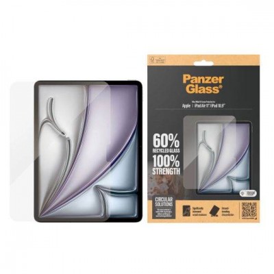 PanzerGlass Γυαλί προστασίας Fullcover Wide Fit 0.3MM για Apple iPad Air 11" (2024 - 6ης Γενιάς - M2), iPad Air 10.9" (2022/2020), iPad 10.9 2022 - ΔΙΑΦΑΝΟ - PG-2833