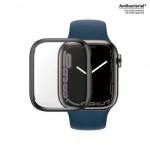 Θήκη PanzerGlass Antibakt Full Body 3D με Γυαλι προστασίας 0.3MM Curved Edges για APPLE WATCH series 7,8 - 45MM - ΜΑΥΡΟ - PG-3664