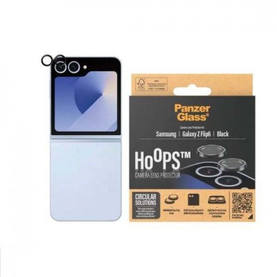 PANZERGLASS Δακτυλίδια προστασίας CAMERA Lens protection HoopS Optic Rings για Samsung GALAXY Galaxy Z Flip 6 2024 - ΜΑΥΡΟ - PG-7372