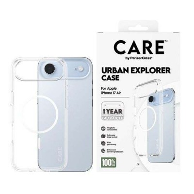 Θήκη PanzerGlass CARE BY PanzerGlass Flagship Urban Combat MagSafe για APPLE iPhone 17 Air 6.6 5G 2025 - ΔΙΑΦΑΝΟ - PG-CR24805
