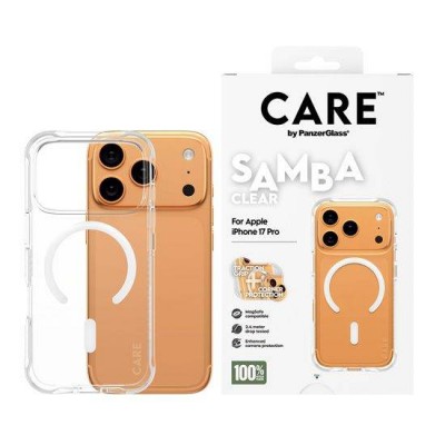 Θήκη PanzerGlass CARE BY PanzerGlass Samba MagSafe για APPLE iPhone 17 Pro 6.3 5G 2025 - ΔΙΑΦΑΝΟ - PG-CR37687