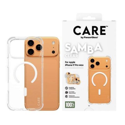 Θήκη PanzerGlass CARE BY PanzerGlass Samba MagSafe για APPLE iPhone 17 Pro MAX 6.9 5G 2025 - ΔΙΑΦΑΝΟ - PG-CR84109