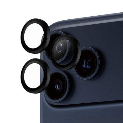 PANZERGLASS Δακτυλίδια προστασίας protection HoopS CamLens Rings για Apple IPHONE 17 Pro 6.3 2025 /17 Pro Max 6.9 2025 - ΜΑΥΡΟ - PG-PG43455