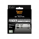 PANZERGLASS Γυαλί προστασίας FENDER CAMERA Aluminum LENS protector για Apple iPhone 17 Pro MAX 6.9 5G 2025 - ΑΣΗΜΙ - PG-PG12980