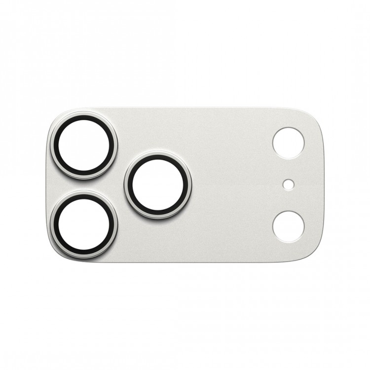 PANZERGLASS Γυαλί προστασίας FENDER CAMERA Aluminum LENS protector για Apple iPhone 17 Pro MAX 6.9 5G 2025 - ΑΣΗΜΙ - PG-PG12980