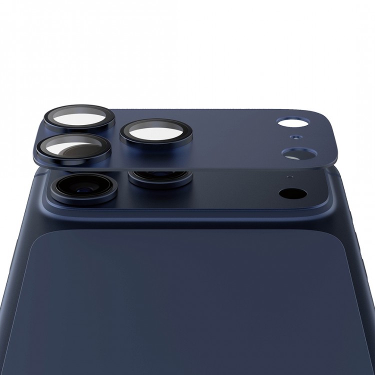 PANZERGLASS Γυαλί προστασίας FENDER CAMERA Aluminum LENS protector για Apple iPhone 17 Pro MAX 6.9 5G 2025 - Deep Blue ΜΠΛΕ - PG-PG94000