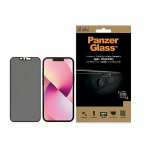 PanzerGlass Γυαλί προστασίας Fullcover Privacy ANTIBACTERIAL CamSlider "Edge-to-Edge" Case Friendly 0.3MM για Apple iPhone 13 MINI 5.4 - ΜΑΥΡΟ - P2747