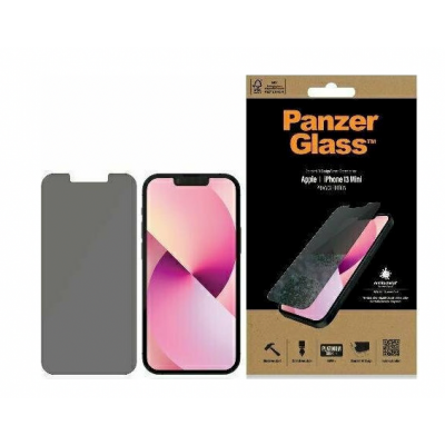 PanzerGlass Tempered Glass Fullcover Privacy Antibacterial Case Friendly STANDARD SUPER+ 0.3MM για Apple iPhone 13 MINI 5.4 - CRYSTAL CLEAR - P2741