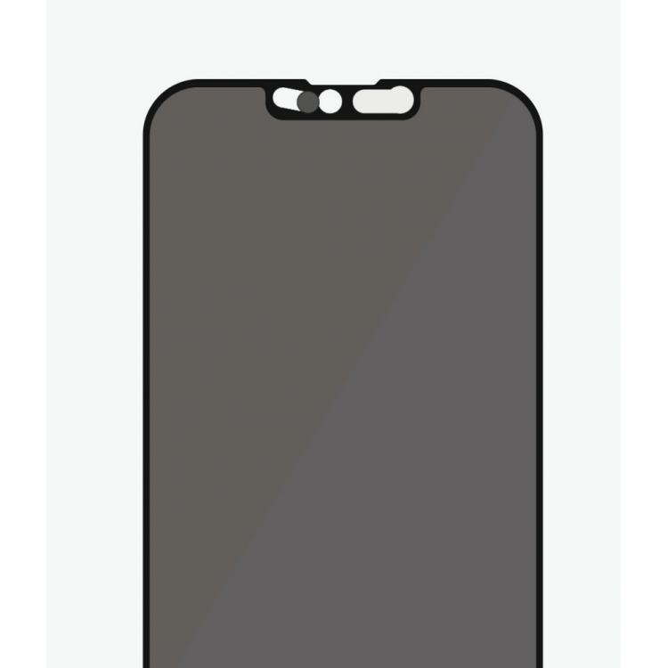 PanzerGlass Γυαλί προστασίας Fullcover MICROFRACTURE ANTIBACTERIAL Dual Privacy CamSlider "Edge-to-Edge" Case Friendly 0.3MM για Apple iPhone 13 PRO MAX 6.7 - ΜΑΥΡΟ - P2749