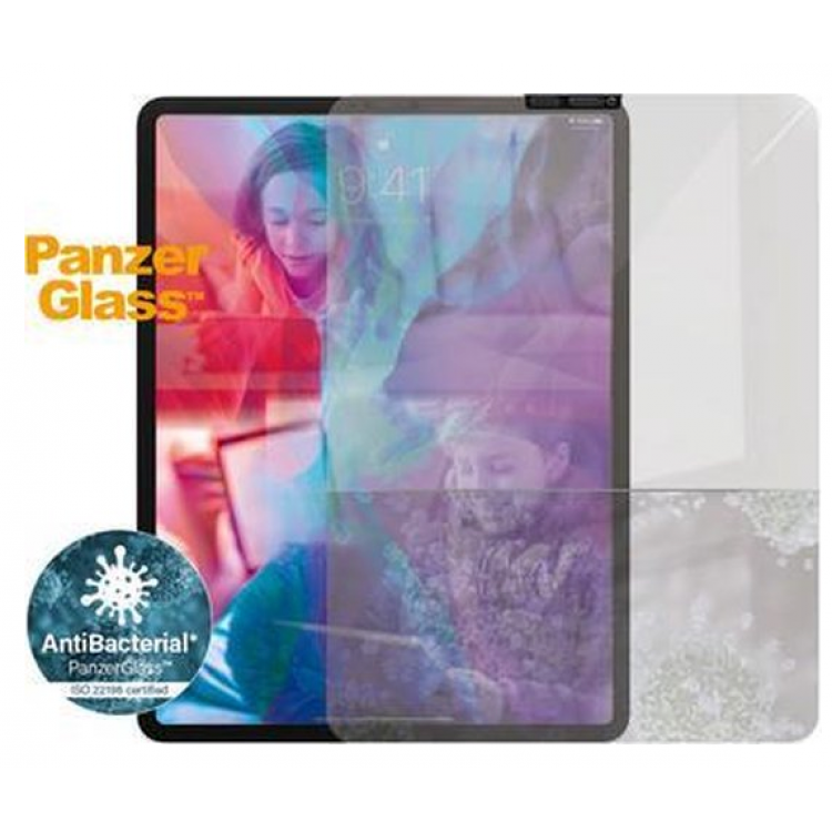 PanzerGlass CamSlider Αντιβακτηριδιακό Γυαλί προστασίας Fullcover 3D 0.3MM Curved Edges για Apple iPad Pro 12.9 (2018/20/21 - 3rd/4th/5th gen) - ΜΑΥΡΟ - PG-2703 