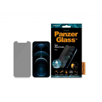 PanzerGlass Γυαλί προστασίας Fullcover Privacy "Edge-to-Edge" Case Friendly SUPER + 0.3MM για Apple iPhone 12 PRO MAX 6.7 - ΜΑΥΡΟ - P2709