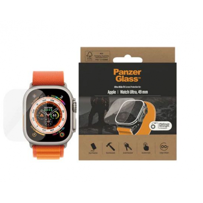 PanzerGlass Protective Full Body Tempered Glass 0.3MM for Apple Watch ULTRA series - 49MM - Clear - PG-3680