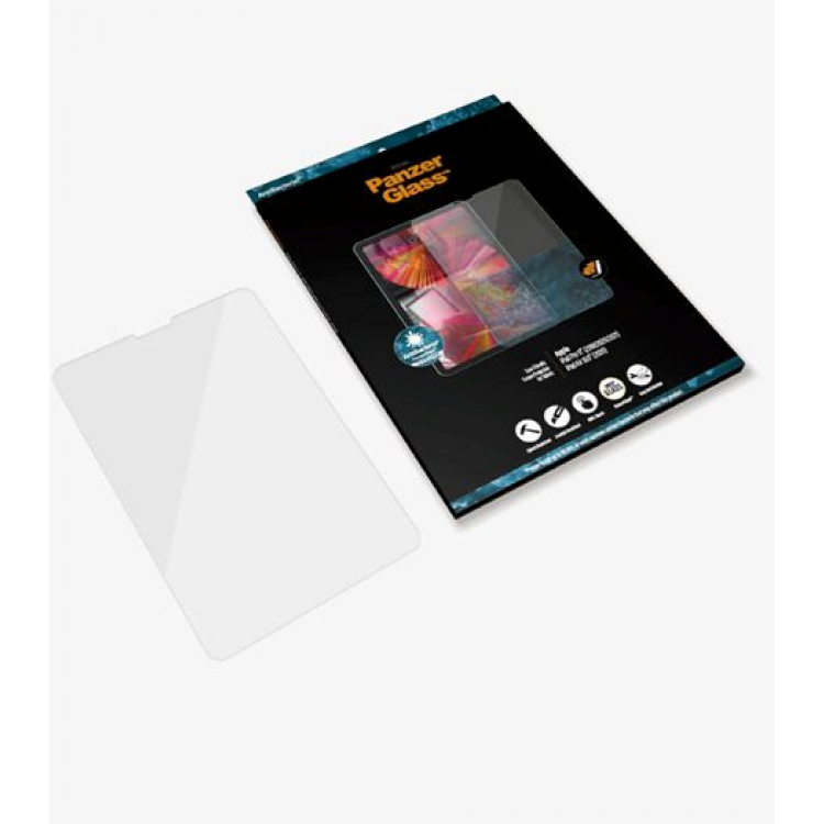 PanzerGlass Αντιβακτηριδιακό Γυαλί προστασίας Fullcover 3D 0.3MM Curved Edges για Apple iPad Pro 11 (2018/20/21 - 1st/2nd/3rd gen) & iPad Air 10.9 (2020/22 - 4th/5th gen)  - ΔΙΑΦΑΝΟ - PG-2655
