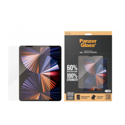 PanzerGlass Utra-Wide Fit Γυαλί προστασίας Fullcover 3D 0.3MM Curved Edges για Apple iPad Pro 12.9 (2018 - 2022) - ΔΙΑΦΑΝΟ - PG-2845 