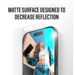 PanzerGlass Γυαλί προστασίας Fullcover Anti-Reflective Armor Protection ULTRA Wide Fit Case Friendly 0.3MM, με οδηγό τοποθέτησης για Apple iPhone 17 PRO Max 6.9 5G 2025 - PG-PG34684