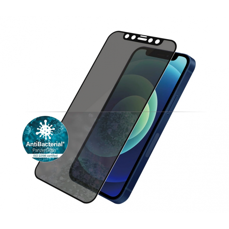 PanzerGlass Γυαλί προστασίας Fullcover Privacy AB "Edge-to-Edge" Case Friendly 0.3MM για Apple iPhone 12 mini 5.4 - ΜΑΥΡΟ - P2710