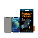 PanzerGlass Γυαλί προστασίας Fullcover Privacy AB "Edge-to-Edge" Case Friendly 0.3MM για Apple iPhone 12 mini 5.4 - ΜΑΥΡΟ - P2710