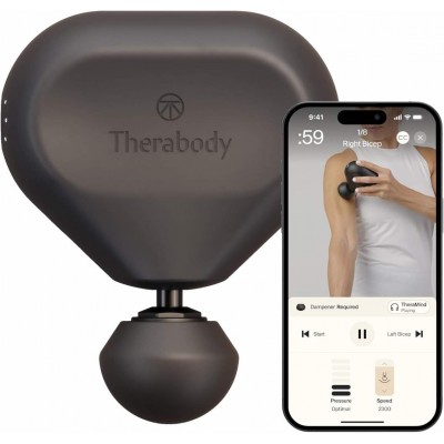 Therabody Theragun mini 3ης ΓΕΝΙΑΣ Ηλεκτρικό πιστόλι μασάζ χειρός - ΜΑΥΡΟ - TG0004128-3A10