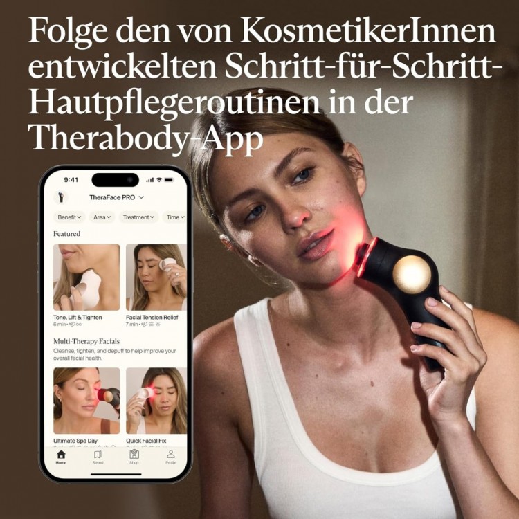 Therabody TheraFace PRO - Black/Gold - TF02226-01