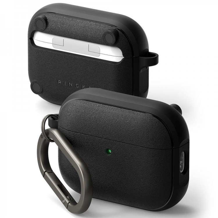Θήκη RINGKE ONYX MAGNETIC MAGSAFE WOVEN για Apple AirPods PRO 3 2025 - ΜΑΥΡΟ - RGK11903