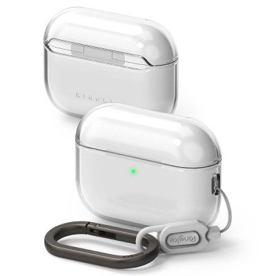 Θήκη RINGKE Soft Flexible  με γάντζο για Apple AirPods PRO 3 2025 - ΔΙΑΦΑΝΟ