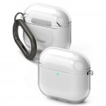 Θήκη RINGKE Soft Flexible  με γάντζο για Apple AirPods 4 2024 - ΔΙΑΦΑΝΟ