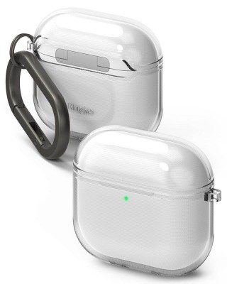 Θήκη RINGKE Soft Flexible  με γάντζο για Apple AirPods 4 2024 - ΔΙΑΦΑΝΟ