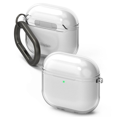 Θήκη RINGKE Soft Flexible  με γάντζο για Apple AirPods 4 2024 - ΔΙΑΦΑΝΟ