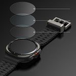 Ringke Bezel Styling Δακτυλίδι Προστασίας + HD Γυαλί Προστασίας for Samsung Galaxy Watch Ultra 47mm - Ανοξείδωτο ατσάλι - ΑΣΗΜΕΝΙΟ - CB-GW7U-47-03