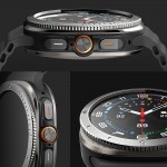 Ringke Bezel Styling Δακτυλίδι προστασίας + HD Γυαλί Προστασίας for Samsung Galaxy Watch Ultra 47mm - Ανοξείδωτο ατσάλι - ΑΣΗΜΕΝΙΟ - CB-GW7U-47-01