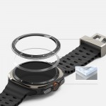 Ringke Bezel Styling Δακτυλίδι Προστασίας + HD Γυαλί Προστασίας for Samsung Galaxy Watch Ultra 47mm - Ανοξείδωτο ατσάλι - ΜΑΥΡΟ - CB-GW7U-47-99