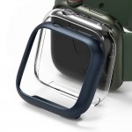 θήκη RINGKE SLIM 2-PACK Fit for Apple Watch 7 - 45MM - ΔΙΑΦΑΝΟ & ΜΕΤΑΛΛΙΚΟ ΜΠΛΕ (2 TEM) - S58885RS