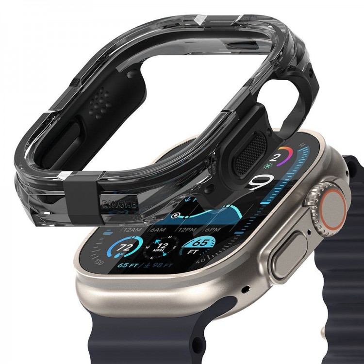 Θήκη RINGKE FUSION BUMPER για APPLE WATCH SERIES ULTRA 1 / 2 - 49 MM - ΜΑΥΡΟ