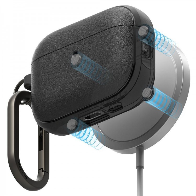 Θήκη RINGKE ONYX MAGNETIC MAGSAFE WOVEN για Apple AirPods PRO 3 2025 - ΜΑΥΡΟ - RGK11903