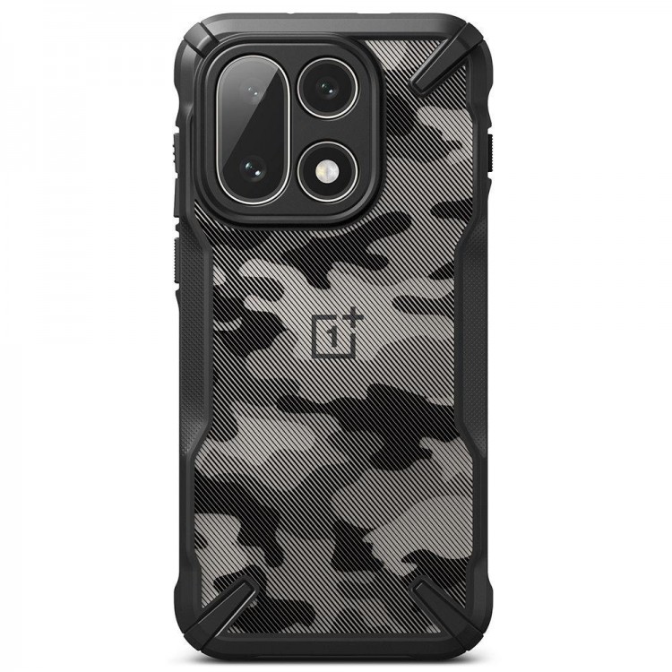 Θήκη RINGKE FUSION X για ONEPLUS 15 5G - CAMO ΜΑΥΡΟ
