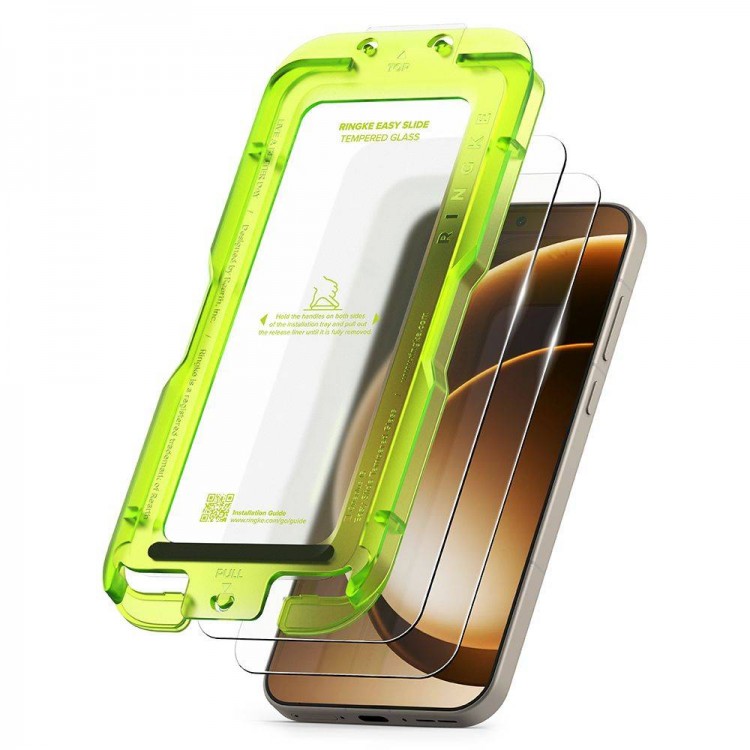 RINGKE EASY SLIDE CASE FRIENDLY Γυαλί προστασίας FULL για ONEPLUS 15 - 2 PCS - ΔΙΑΦΑΝΟ